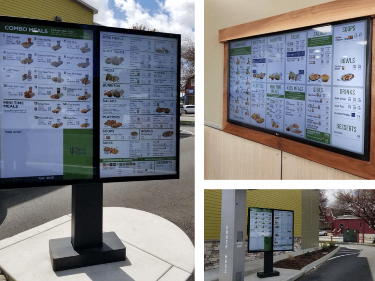 McDonald's delivers digital signage at the drive thru