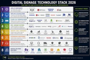digital signage stack